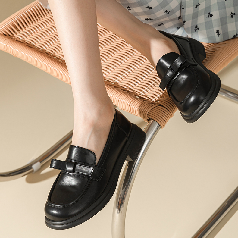 (W) Exull YiSi Q 'Black Bowtie Loafer' 圖 3