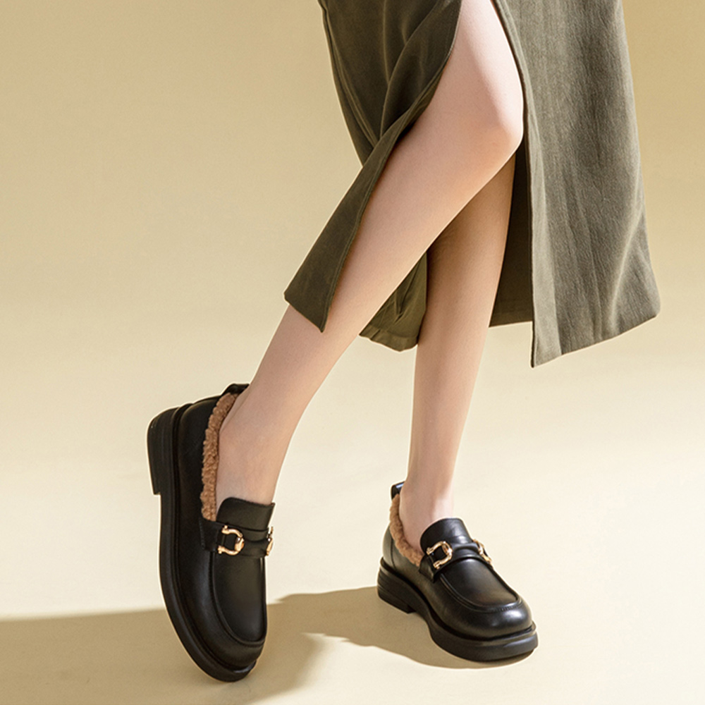 (W) Exull YiSi Q 'Black Round Toe Slip-On' 圖 5