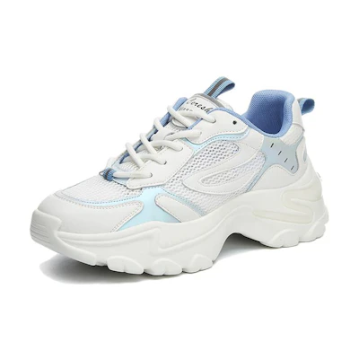 (W) Exull YiSi Q 'Blue Breathable Knit Dad Shoes'