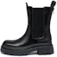 Buy (W) Exull Yisi Q 'Botas Chelsea Gruesas Negras de Estilo Británico' 7218611660