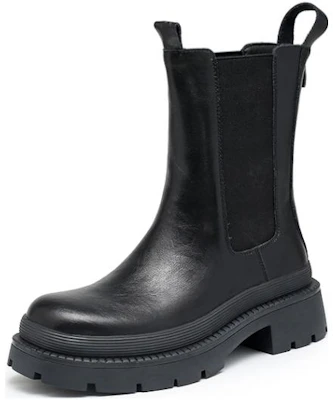 (W) Exull Yisi Q 'Botas Chelsea Gruesas Negras de Estilo Británico' 7218611660 Order (W) Exull Yisi Q 'Botas Chelsea Gruesas Negras de Estilo Británico' 7218611660
