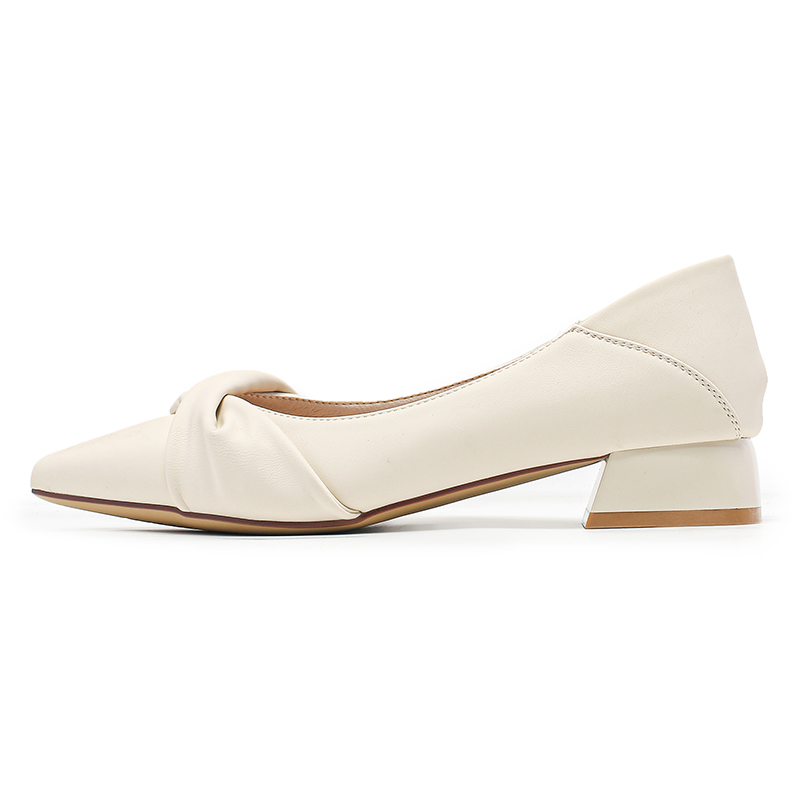 (Women) Exull Yisi Q 'French Toe Cap Chunky Heel Slip-On' 73150015
