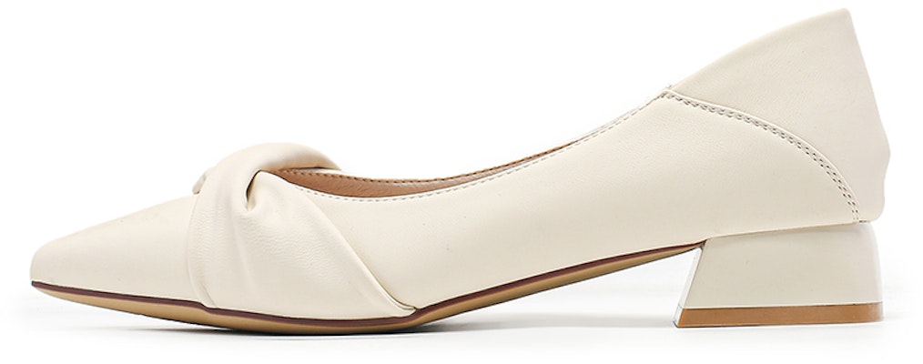 尖頭套腳百搭 EXULL 依思Q 工作鞋 皮革 工作鞋女 法式淺口粗跟一腳蹬 休閒單鞋 3cm 女款 Buy 尖頭套腳百搭 EXULL 依思Q 工作鞋 皮革 工作鞋女 法式淺口粗跟一腳蹬 休閒單鞋 3cm 女款