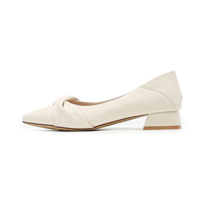 (W) Exull Yisi Q 'French Toe Cap Chunky Heel Slip-On'