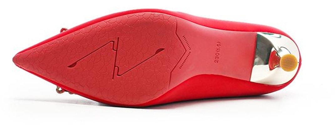 (W) Exull 伊诗Q '红色金属扣细高跟鞋' 1315007810 Shop (W) Exull 伊诗Q '红色金属扣细高跟鞋' 1315007810