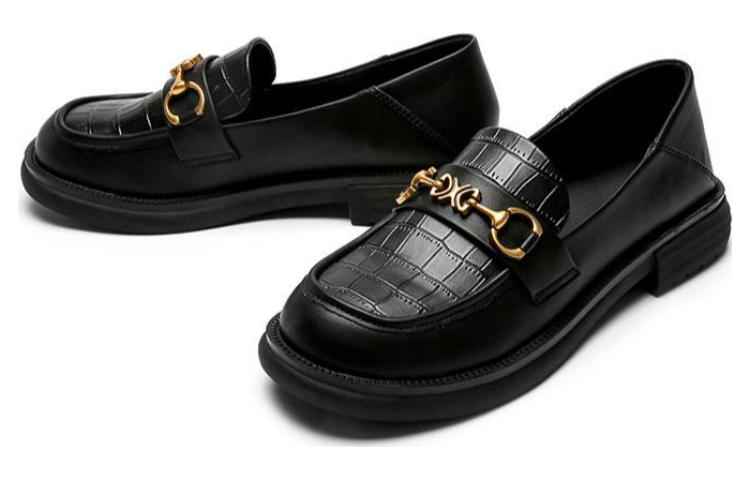 Lookbook (W) Exull YiSi Q Zapatos Planos Casuales 'Negros Cómodos y Versátiles' 1217102660