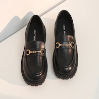 (W) Exull YiSi Q 皮革黑色‘英伦软底’ 1217106860 1