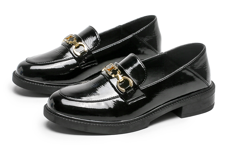 Lookbook (W) Kasut Kasual Kulit EXULL YiSi Q 'Hitam Reka Versatil' 7217101260