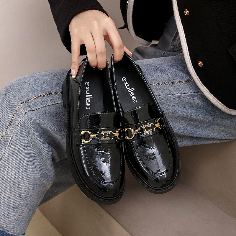 Details for (W) Kasut Kasual Kulit EXULL YiSi Q 'Hitam Reka Versatil' 7217101260