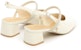 (W) Kasut Tumit Tebal Exull YiSi Q 'Fesyen Perancis Beige' 1216304671