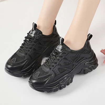 (W) Exull YiSi Q Low 'Hitam Chunky Dad' 1217700360 Order (W) Exull YiSi Q Low 'Hitam Chunky Dad' 1217700360