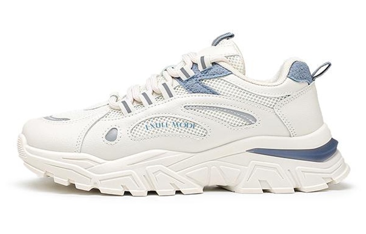 (Women) Exull YiSi Q Mesh Versatile Casual Chunky Sneakers 'Beige' 1217704471