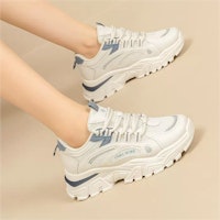 (W) Zapatillas Chunky Casuales Exull YiSi Q Mesh Versátiles 'Beige'. 1217704471 Shop (W) Zapatillas Chunky Casuales Exull YiSi Q Mesh Versátiles 'Beige'. 1217704471