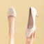 Shop (Women) EXULL Yisi Q PU 'Elegant Beige Kitten Heel Mules' 1215001471