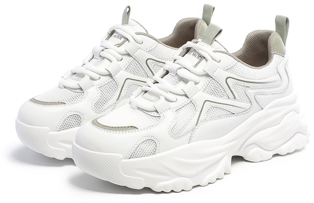 EXULL 依思Q PU 透氣百搭 增高 低幫 老爹鞋 5.5cm 女款 綠色 Lookbook EXULL 依思Q PU 透氣百搭 增高 低幫 老爹鞋 5.5cm 女款 綠色