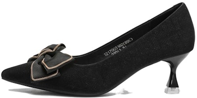 (Women) EXULL Yisi Q PU High-Top Sneakers 'Black Wineglass Heel' 12I7003160 (Women) EXULL Yisi Q PU High-Top Sneakers 'Black Wineglass Heel' 12I7003160