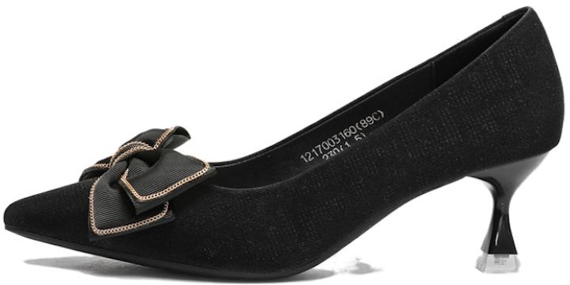 (Women) EXULL Yisi Q PU High-Top Sneakers 'Black Wineglass Heel' 12I7003160 Buy (Women) EXULL Yisi Q PU High-Top Sneakers 'Black Wineglass Heel' 12I7003160