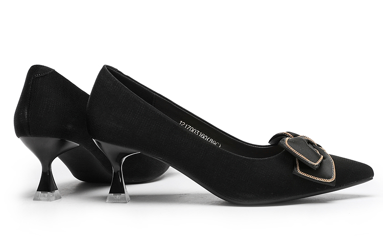 Order (W) （女性用）EXULL Yisi Q PUハイトップスニーカー「ブラックワイングラスヒール」12I7003160 12I7003160