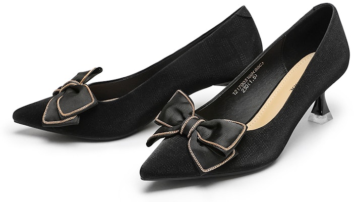 (Women) EXULL Yisi Q PU High-Top Sneakers 'Black Wineglass Heel' 12I7003160 Lookbook (Women) EXULL Yisi Q PU High-Top Sneakers 'Black Wineglass Heel' 12I7003160