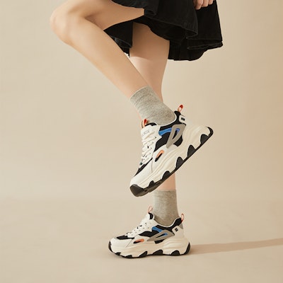 (W) Exull 易思Q合成皮低帮“黑色老爹鞋” 8215403460 Details for (W) Exull 易思Q合成皮低帮“黑色老爹鞋” 8215403460