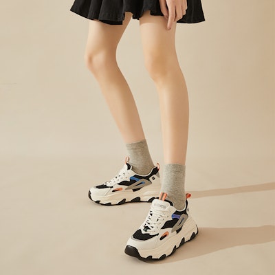 (W) Exull 易思Q合成皮低帮“黑色老爹鞋” 8215403460 Sizing (W) Exull 易思Q合成皮低帮“黑色老爹鞋” 8215403460