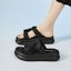 Lookbook (W) Exull YiSi Q Sandal Kulit Sintetis Platform Nyaman Slip-On 'Sole Tebal' 73165688