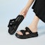 Cheap (W) Exull YiSi Q Sandal Kulit Sintetis Platform Nyaman Slip-On 'Sole Tebal' 73165688