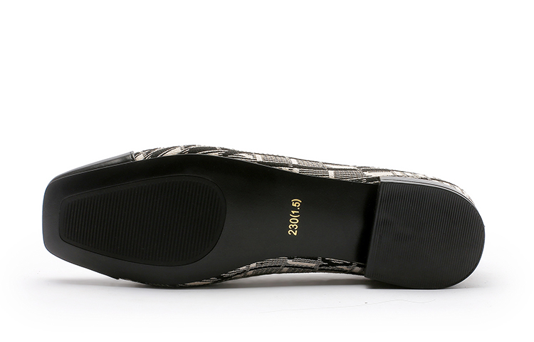 Shop (W) Kasut Kasual Rendah Retro British Kain Exull YiSiQ 'Hitam dan Putih' 72170136