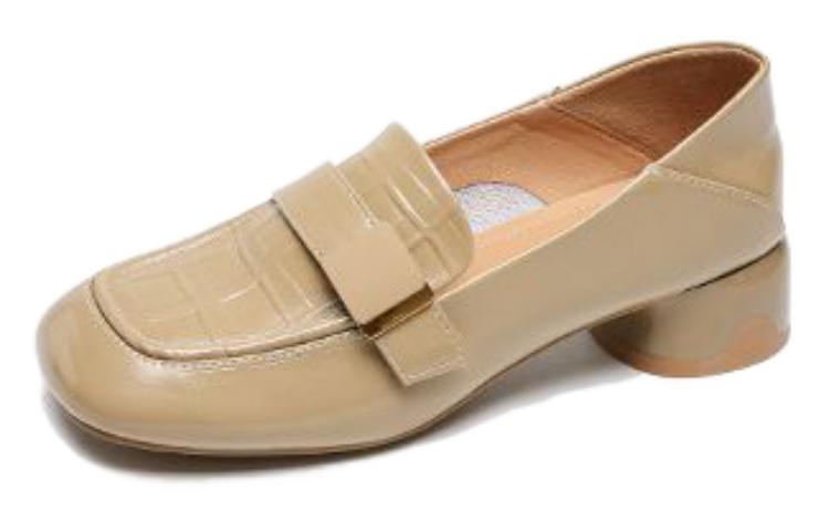 Buy (W) EXULL YiSiQ Kulit Mules 4.0cm 'Apricot Buckle' Sepatu Wanita 12I7101681