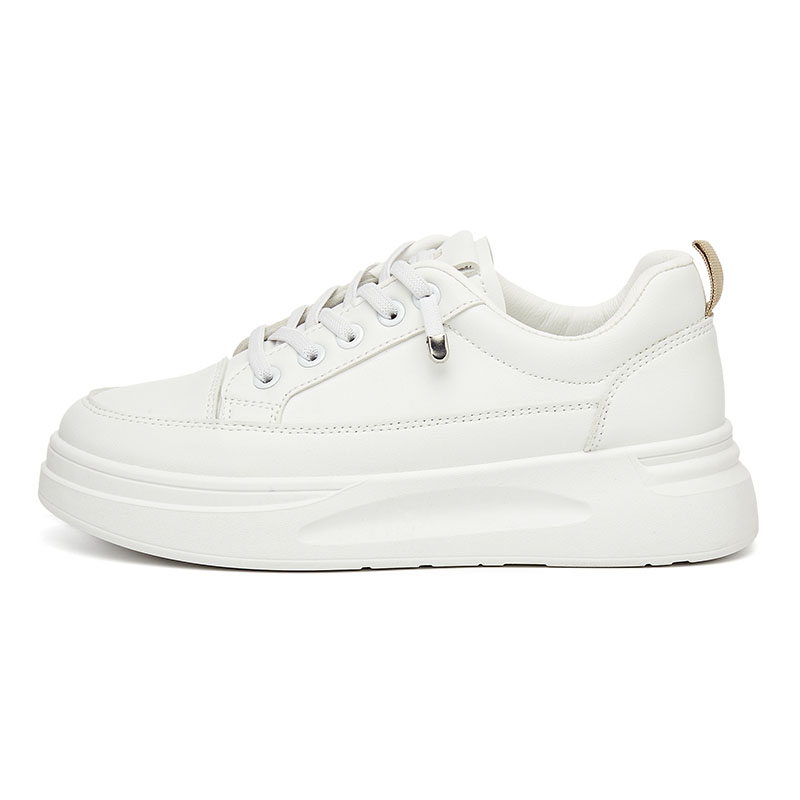 (W) Exull YiSiQ Low Top 'Thick Sole CMFT Breathable White'