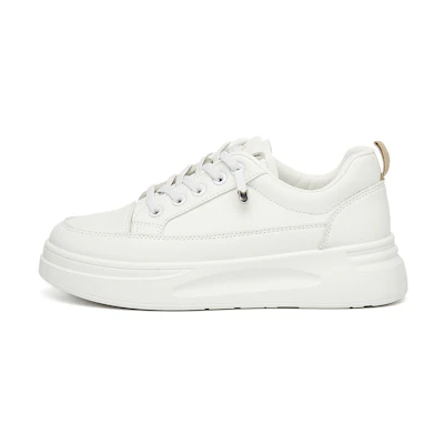 (W) Exull YiSiQ Low Top 'Thick Sole CMFT Breathable White'