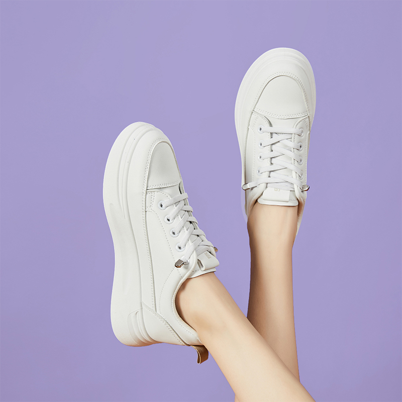 (W) Exull YiSiQ Low Top 'Thick Sole CMFT Breathable White' 圖 6