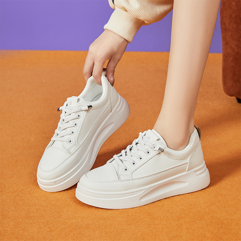 (W) Exull YiSiQ Low Top 'Thick Sole CMFT Breathable White' 圖 7
