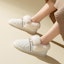 Sizing (W) Exull YiSiQ Mule 'Keselesaan Putih Pudar' 1218401771
