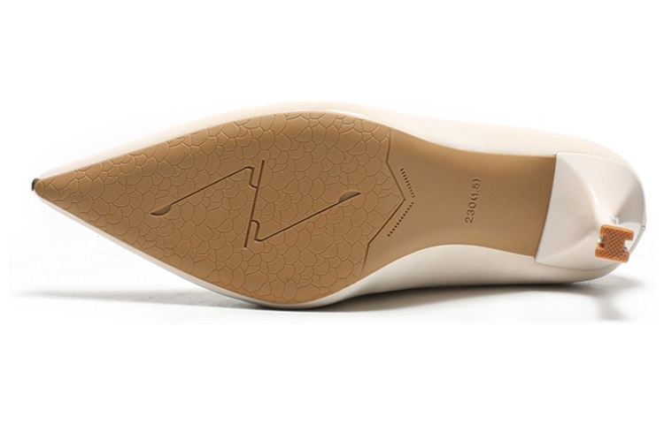 Shop (W) Exull YiSiQ Sepatu Hak Tinggi Lancip 'Beige Rhinestone' 1315001971