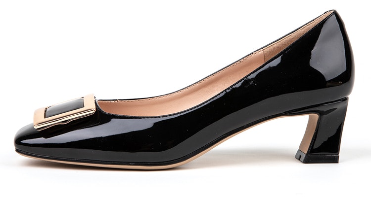 (Women) Exull YiSiQ PU 'Black Chunky Heel Pumps' 12I5009160 Buy (Women) Exull YiSiQ PU 'Black Chunky Heel Pumps' 12I5009160
