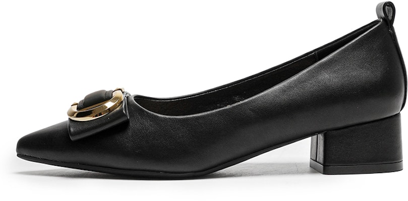 (W) EXULL YiSiQ PU Slip-On Ujung Lancip 'Nyaman Serbaguna Hitam Chunky Heel' 1217007660 Buy (W) EXULL YiSiQ PU Slip-On Ujung Lancip 'Nyaman Serbaguna Hitam Chunky Heel' 1217007660