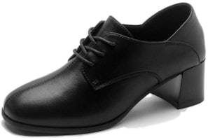 (W) Exull 易思奇 圆头厚跟 '黑色' 1217106060 Order (W) Exull 易思奇 圆头厚跟 '黑色' 1217106060