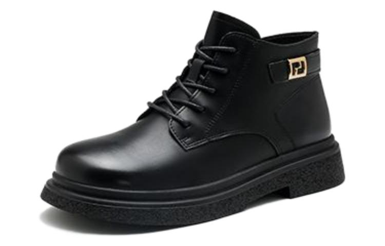 (Women) Exull YiSiQ Short Barrel Martin Boots 'Fashionable Black' 72I8301160