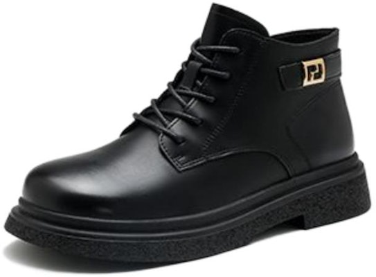 (Women) Exull YiSiQ Short Barrel Martin Boots 'Fashionable Black' 72I8301160 Buy (Women) Exull YiSiQ Short Barrel Martin Boots 'Fashionable Black' 72I8301160