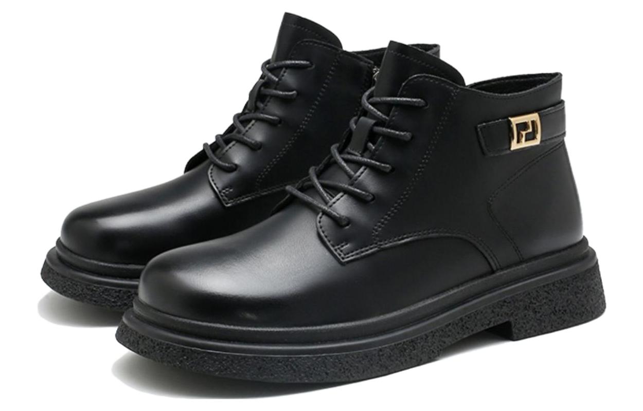 Lookbook (W) Exull YiSiQ ショートブーツ (時尚ブラック) 72I8301160