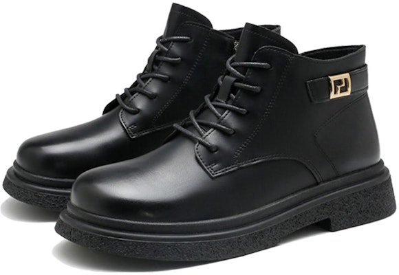 (W) Exull YiSiQ Sepatu Boot Pendek Martin 'Hitam Modis' 72I8301160 Lookbook (W) Exull YiSiQ Sepatu Boot Pendek Martin 'Hitam Modis' 72I8301160