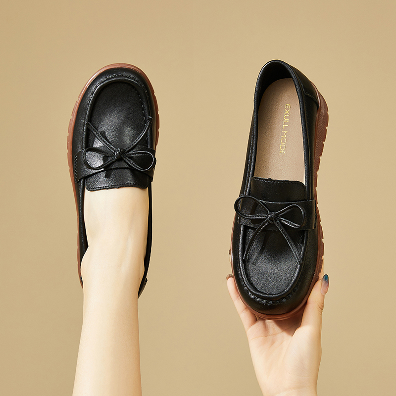 Purchase EXULL 依思Q 軟底舒適一腳蹬防滑 女士休閒單鞋 2.8cm 女款