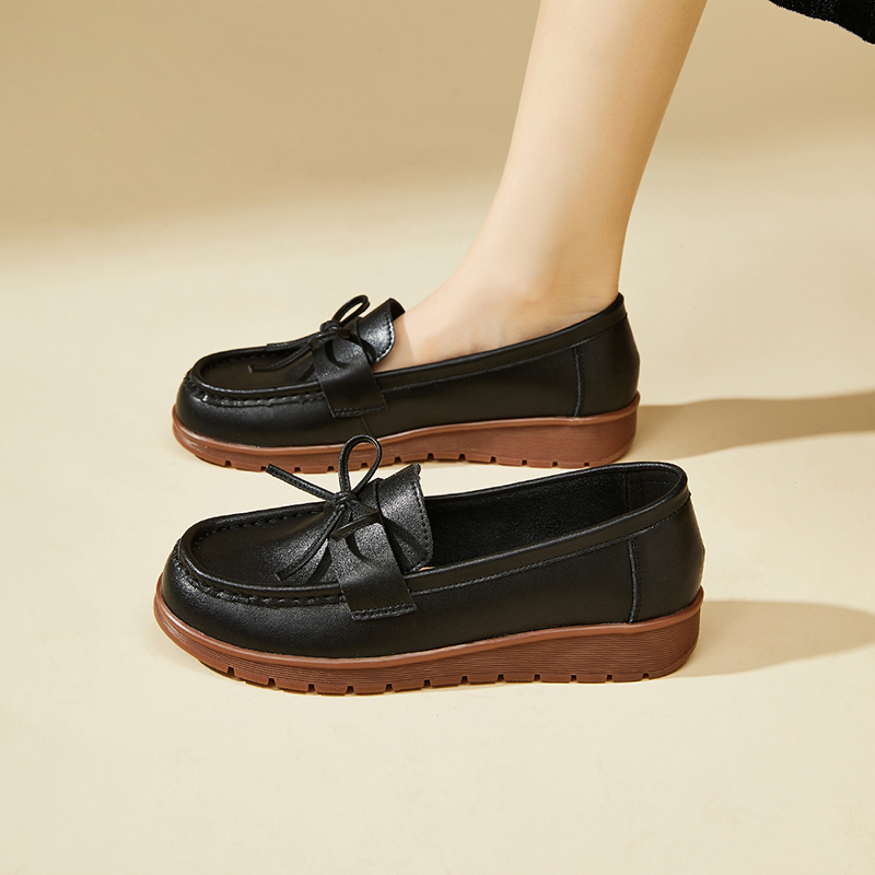 Cheap EXULL 依思Q 軟底舒適一腳蹬防滑 女士休閒單鞋 2.8cm 女款