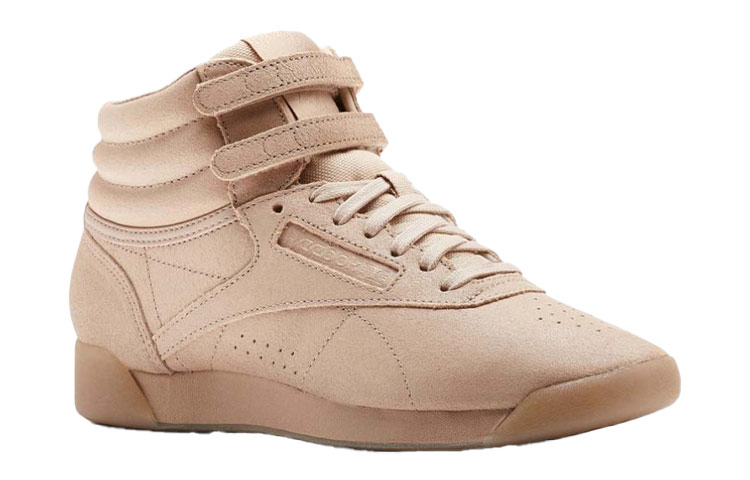 Lookbook (W) Face Stockholm x Reebok Freestyle High ''Bare Beige'' Dames Sneakers. CN3729
