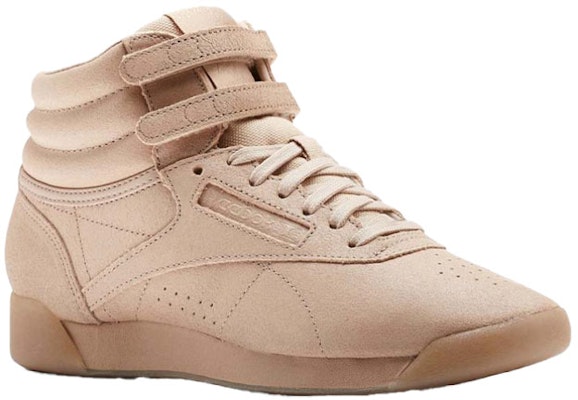 (W) Face Stockholm x Reebok Freestyle High 'Bare Beige' - Sepatu Tinggi Coklat Muda CN3729 Lookbook (W) Face Stockholm x Reebok Freestyle High 'Bare Beige' - Sepatu Tinggi Coklat Muda CN3729