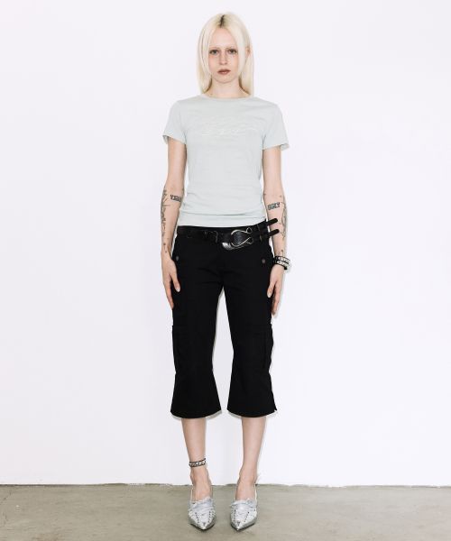 Details for (Women) FANCY CLUB Back Cross Tee (Mint) F26QB073 F26QB073MT