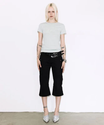 (Women) FANCY CLUB Back Cross Tee (Mint) F26QB073 F26QB073MT Details for (Women) FANCY CLUB Back Cross Tee (Mint) F26QB073 F26QB073MT