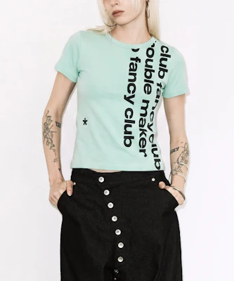 (Women) FANCY CLUB Baywatch Crop Tee (Mint) F26QB103 F26QB103MT Purchase (Women) FANCY CLUB Baywatch Crop Tee (Mint) F26QB103 F26QB103MT