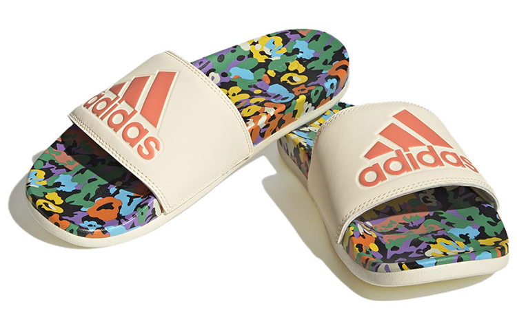 Lookbook （女性）FARM Rio x adidas Adilette 舒適涼拖鞋 '花卉-多色' HQ7080